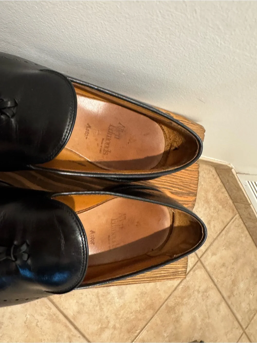 Allen Edmonds sleek black